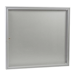 vendita online Bacheca porta avvisi di grandi dimensioni alluminio silver Cassette postali, bacheche e casellari Silmec